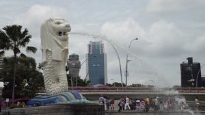 The Merlion as seen from the River Cruise. Click on it to see the Flickr album of the whole day.